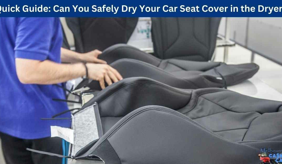 can you put car seat cover in dryer