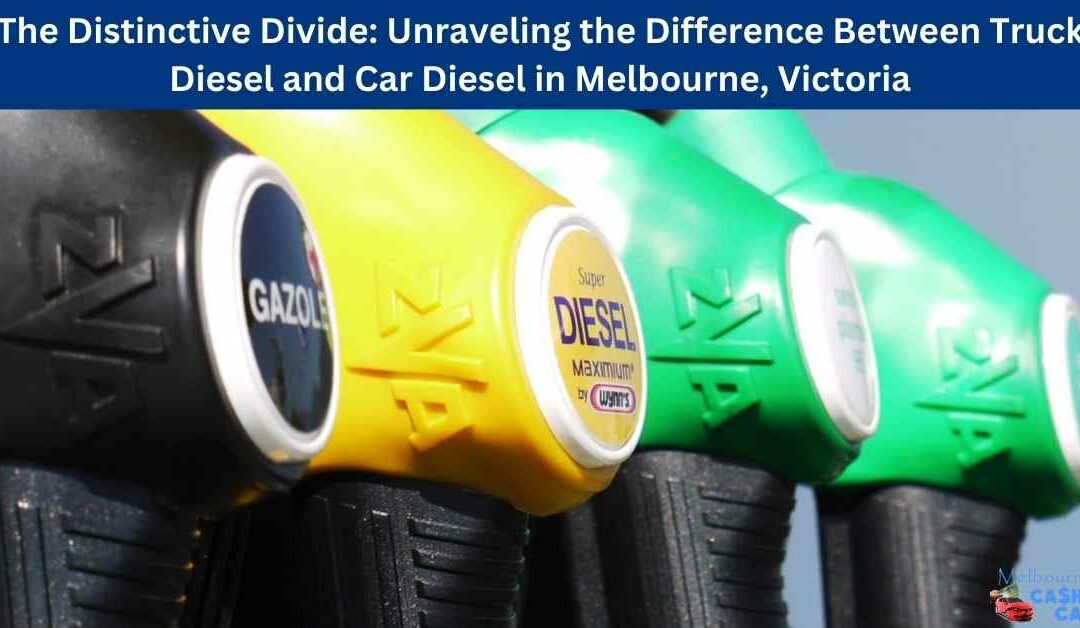 Difference Between Truck Diesel and Car Diesel